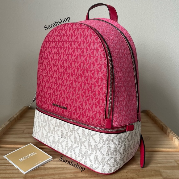 🌼Michael Kors Rhea medium zip backpack - Picture 2 of 15